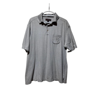 TOMMY BAHAMA 18 GOLF‎ MENS  GRAY COTTON SHORT SLEEVE POLO SHIRT XL